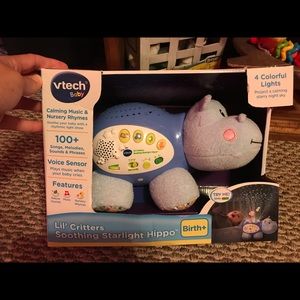 V-Tech little critters soothing starlight hippo